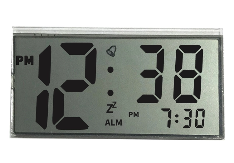 Shenzhen high quality custom size positive 7 segment TN LCD Panel display