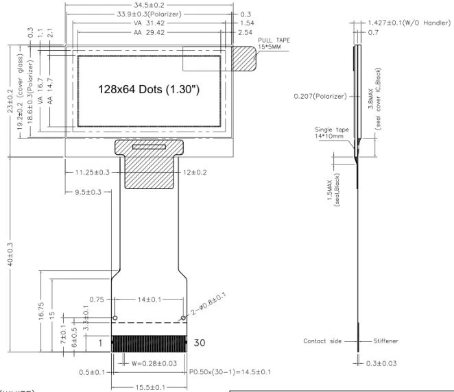 oled drawing oled drawing