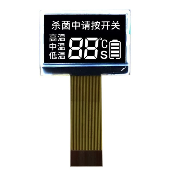 Segmento LCD Negro Para Taza De Desinfección